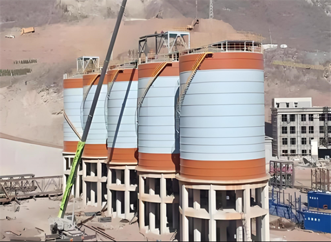 峨山高架钢板仓